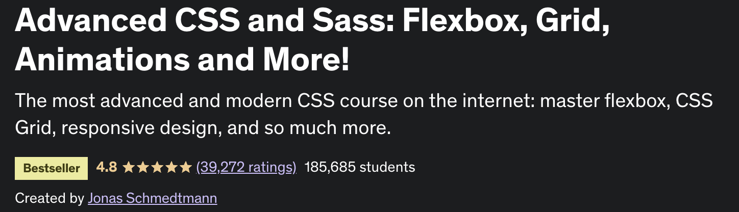 Advanced CSS and Sass