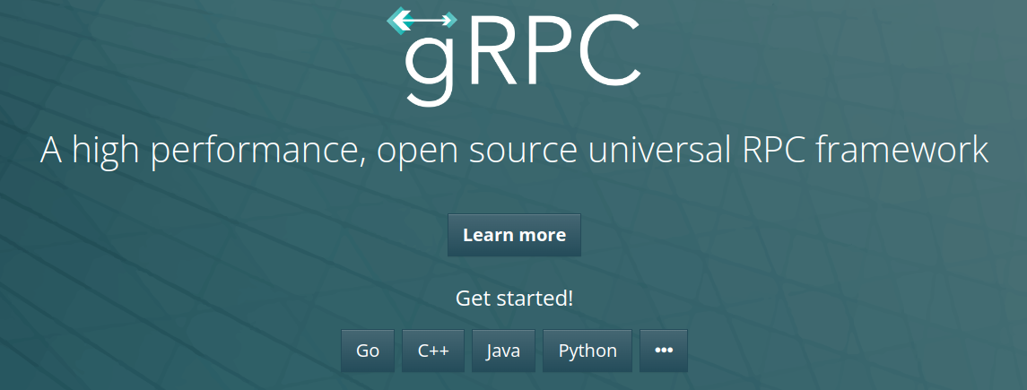 Grpc - a powerful open source universal ripc framework.