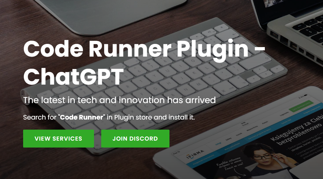 Code runner plugin - chatgpt.