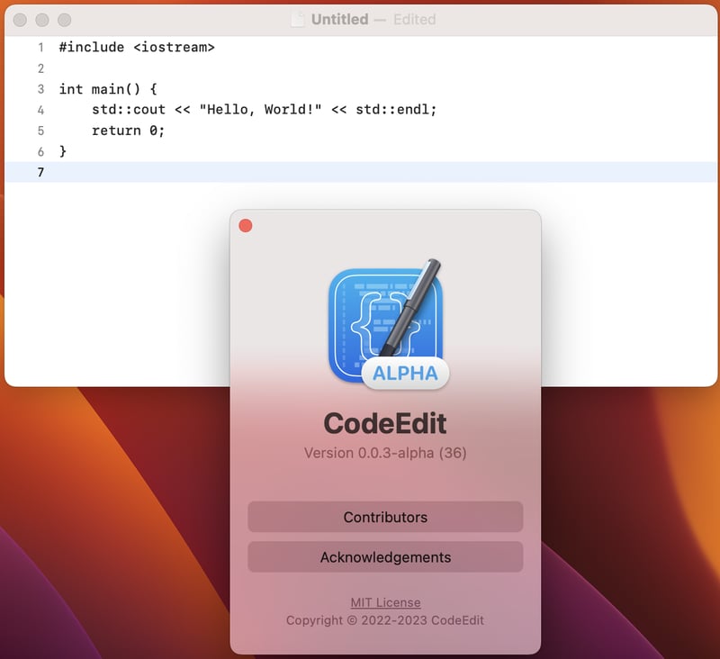 CodeEdit for macOS