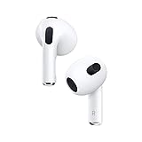 Apple AirPods (3e generatie) draadloze oordopjes met MagSafe-oplaadetui.  Ruimtelijke audio, zweet- en waterbestendig, tot 30 uur batterijduur.  Bluetooth-koptelefoon voor iPhone