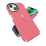 Speck iPhone 14 & iPhone 13 Case - Drop Protection, Scratch Resistant, Built for MagSafe Phone Case with Soft Touch Coating - 6.1' Model, Dual Layer Case - Sweet Coral/Light Coral CandyShell Pro