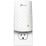 TP-Link WiFi Extender with Ethernet Port, Dual Band 5GHz/2.4GHz , Up to 44% more bandwidth than single band, Covers Up to 1200 Sq.ft and 30 Devices, signal booster amplifier supports OneMesh(RE220)