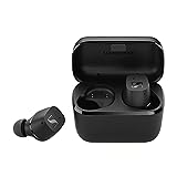 Sennheiser CX True Wireless Earbuds - Bluetooth In-Ear Headphones for Music and Calls with Passive Noise Cancellation, Customizable Touch Controls, Bass Boost, IPX4 and 27-hour Battery Life, Black