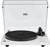 Crosley C6B-WH Belt-Drive Bluetooth Turntable Record Player with Adjustable Tone Arm, White
