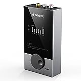 Donner Headphone Amplifier DAC -Coaxial/RCA/ 6.35mm,1/4'' Headphone Output for Phone/PC/Compuer,with OLED Display Screen to Show 5-Segment EQ Adjustment-EM11