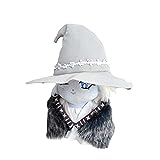 LSLRAD Elden Ring Plush Ranni The Witch Doll Pillow Removable Hat Cloak 9.84 Inches Game Fans and Friends Gift, White