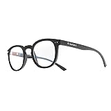 Horus X - Blue Light Blocking Glasses for Screens – Anti-Fatigue Computer TV PC UV Protection for Men and Women – Urban Clear Round Frame