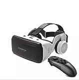 VR headset Metaverse and games with handheld remote control for iPhone and Android phone with headphones (headphones/earphones with remote control)