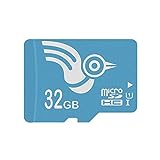 ADROITLARK 32GB Memory Card + SD Adapter, Fat32 Micro SD Card Class 10 microsd TF Card for Dashcam/Phone/Tablet(U1 32GB)