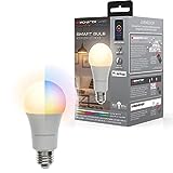 Monster multi-colored and warm white LED bulb, 16,000,000 lighting options, customizable with app, compatible with Alexa/Siri/Google Assistant, Wi-Fi enabled, 1-pack, 9 watts