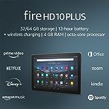 Amazon Fire HD 10 Plus tablet, 10.1', 1080p Full HD, 32 GB, latest model (release 2021), Slate