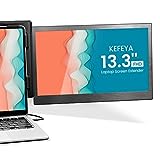 KEFEYA Laptop Screen Extender, FHD 13.3' Portable Monitor Dual, HDR IPS Display Plug & Play, Work with 13-16'' Mac Windows Chrome Linuxs