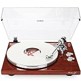 Turntable Record Player Bluetooth Built-in Phono Pre-amp 2-Speed Belt-Driven with Adjustable Counterweight Magnetic Cartridge Vinyl Recording via PC Turntables for Vinyl Records