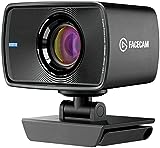 Elgato Facecam - 1080p60 echte Full HD-webcam voor livestreaming, gaming, videogesprekken, Sony-sensor, geavanceerde lichtcorrectie, DSLR-stijlcontrole, werkt met OBS, zoom, teams en meer, voor pc/Mac
