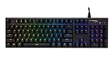 HyperX Alloy FPS RGB - USB 2.0 Mechanical Gaming Keyboard, Controlled Light & Macro Customization, Silver Speed Switches, RGB LED Backlit