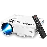 AuKing Projector, 2023 Upgraded Mini Projector, Full HD 1080P Home Theater Video Projector, Compatible with HDMI/USB/VGA/AV/Smartphone/TV Box/Laptop