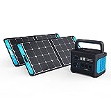 Geneverse 1002Wh (1x2) Solar Generator Bundle: 1X HomePower ONE Portable Power Station (3X 1000W AC Outlets) + 2X 100W Solar Panels. Quiet, Indoor-Safe Backup Battery Power Generator For Home Devices