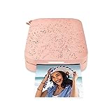 HP Sprocket Portable 2x3' Instant Color Photo Printer (Blush) Print Pictures on Zink Sticky-Backed Paper from your iOS & Android Device.