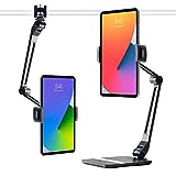 Twelve South HoverBar Duo for iPad / iPad Pro/Tablets | Adjustable Arm with Weighted Base and Surface Clamp Attachments for Mounting iPad