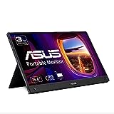 ASUS ZenScreen 15.6” 1080P Wireless Portable Monitor (MB16AWP) - FHD, IPS, Built-in battery, Eye Care, USB Type-C, Tripod Mountable, Supports iOS, Android, Win11, Mini HDMI, 3-Year Warranty,BLACK