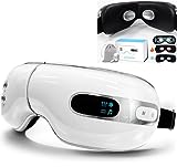 BOQUBOO Eye Massager with Heat and Cooling for Migraines, Reducing Dry Eyes, Puffy Eyes and Eyestrain - Heated Eye Massager Mask Massage Eyes and Temples for Relaxation - Ideal Gift for Women and Men