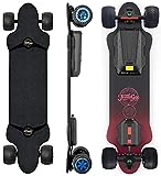 Teamgee H20T 39' Electric Skateboard with Rubber Wheels, 1200W Dual Motors, 7500mAh Battery, 26MPH Top Speed, 18 Miles Range, 4 Speed Adjustment, Longboards Skateboard Designed for Adults
