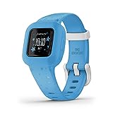 Garmin vivofit jr. 3, Fitness tracker for kids, includes interactive app experience, swim friendly, battery life up to 1 year, blue stars