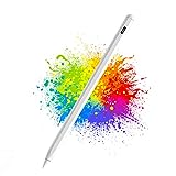 Stylus Pen for iPad with Palm Rejection & Fast Charging,JE iPad Pencil Compatible with Apple iPad 10/9/8/7/6, iPad Mini 6/5, iPad Air 5/4/3, iPad Pro (11/12.9 Inch) Gen-White