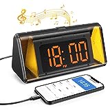 Dekala WiFi Alarm Clocks for Bedrooms Digital Smart Alarm Clock Sound Machine Dimmable Night Light APP Control with USB Charger [Ideal for Mother's Gift]