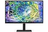 SAMSUNG S80A Computer Monitor, 27 Inch 4K , Vertical , USB C , HDR10 (1 Billion Colors), Built-in Speakers (LS27A800UNNXZA),Black