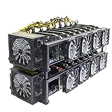 SOONTECH Complete Mining Rig System for Ethereum Coin with Windows 10, Mining Motherboard Including CPU,SSD, RAM,PSU. Open-Pit Mining Machine,Frame Mining Machine (EXCLUDING GPU/1 Layer Mining RIG)