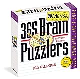 Mensa 365 Brain Puzzlers Page-A-Day Calendar 2022: een breinbrekend jaar vol stoere pangrammen, woordladders, logische uitdagingen, cijferreeksen en meer.