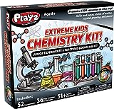 Playz 52 Extreme Kids Chemistry Experiments Set - STEM Activities & Science Kits for Kids Age 8-12 with 51+ Tools - Discovery Science Educational Toys & Gifts for Boys, Girls, Teenagers & Kids