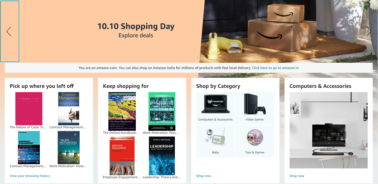 Amazon e-commerceportaal