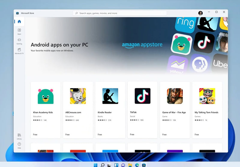 Voer Android-apps uit in Windows 11
