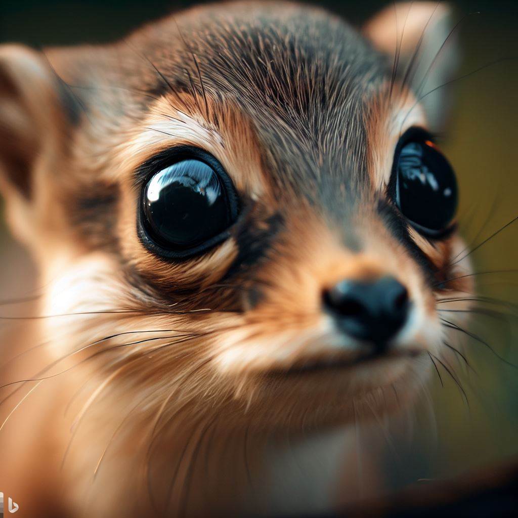 Bing-Image-Creator-A-close-up-shot-of-an-animal-with-big-eyes-capturing-their-innocence-and-cuteness-1