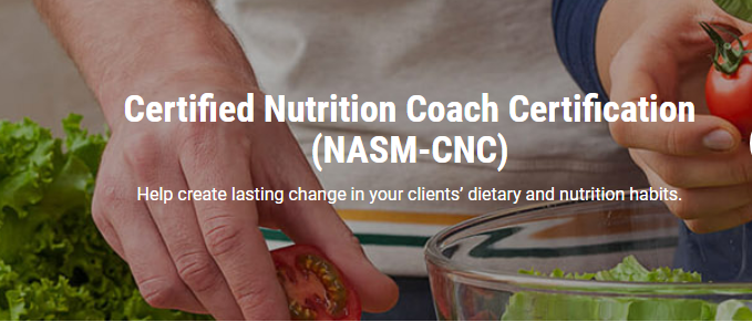 Certified nutrition coach