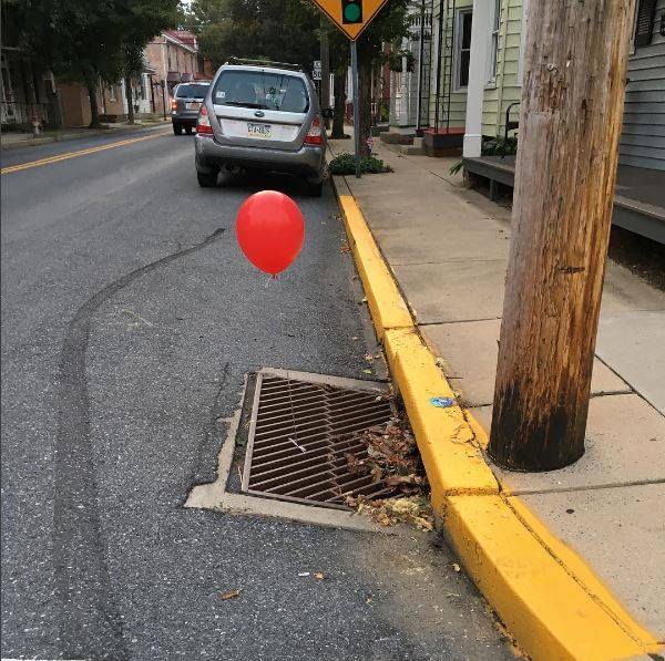 IT balloon from Lititz Borough Police Department Facebook page