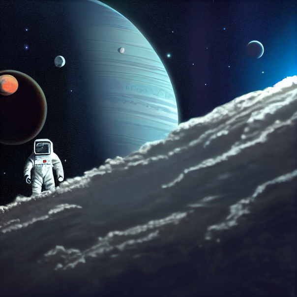 MidJourney-TheHumbleSeeker_A_human_astronaut_playing_landing_a_new_planet-2