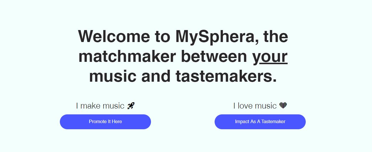 MySphera music marketing platform