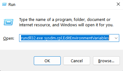 system environment variable