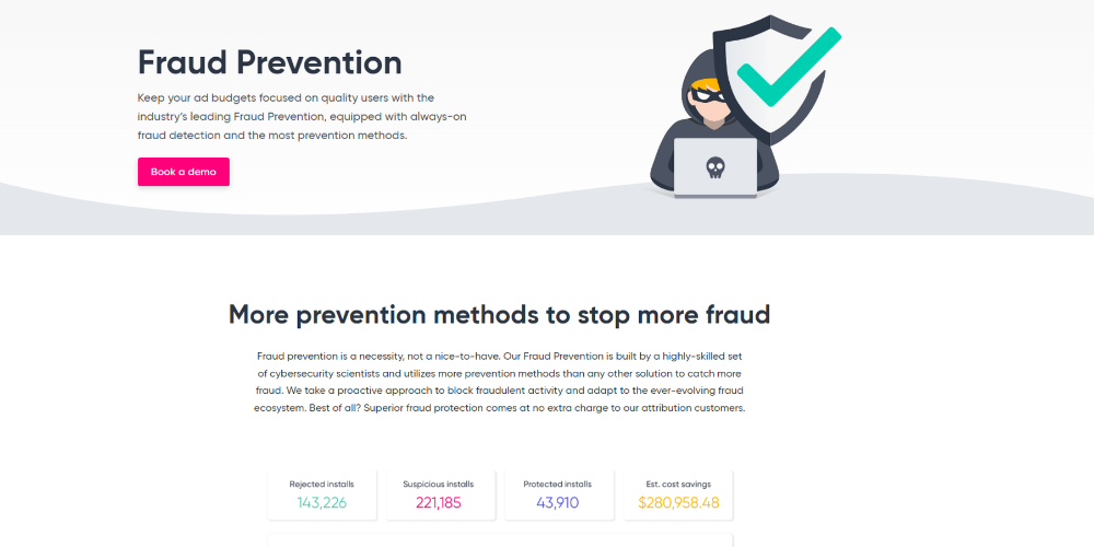 Singular click fraud prevention