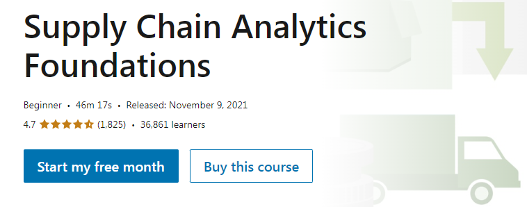 Supply Chain Analytics Foundations