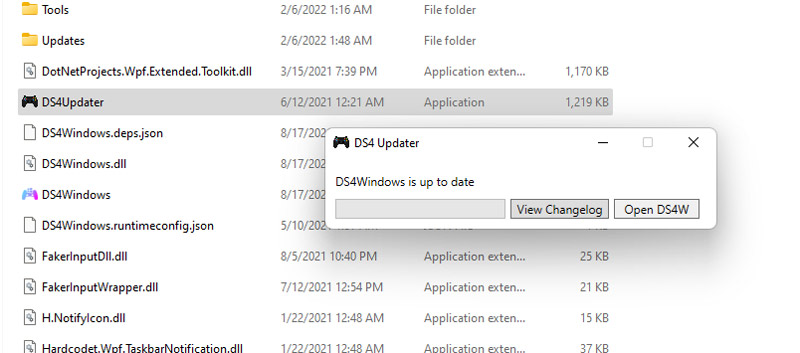 Update DS4 Windows