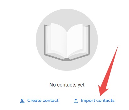 export to Google account: Transfer contacts from iPhone to Android