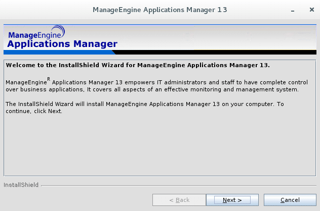 app manager installation wizard
