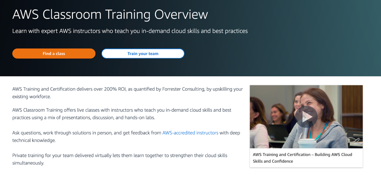 aws-classroom-training-program