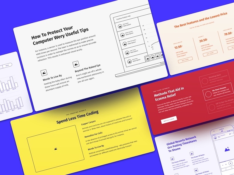 bootstrap wireframe kit