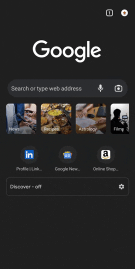 enable dark mode in google chrome on android